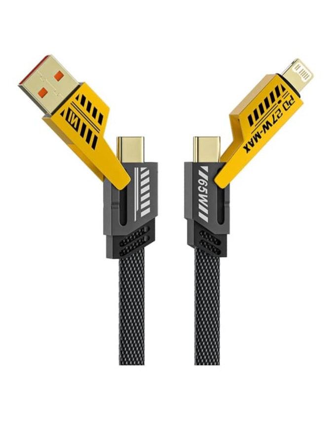 کابل شارژر 4کاره dp27W