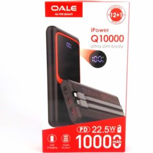پاوربانک OALE Q10000 با ظرفیت 10000 میلی آمپر